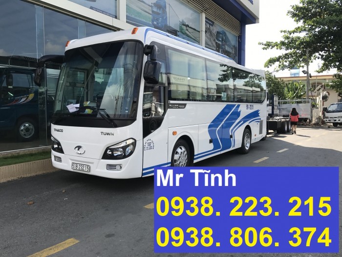 Giá bán xe 29 chỗ bầu hơi thaco mới nhất thaco tb82 2017