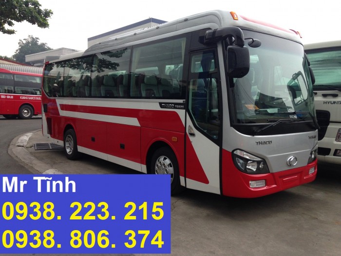 Giá bán xe 29 chỗ bầu hơi thaco mới nhất thaco tb82 2017