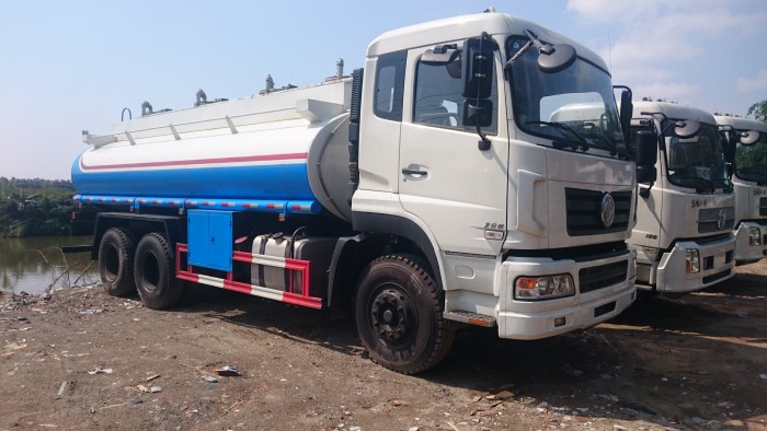 Xe Bồn chở xăng dầu Dongfeng 3 chân 16 khối.