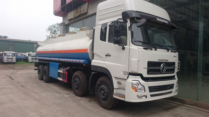 Xe Bồn chở xăng dầu Dongfeng 3 chân 16 khối.