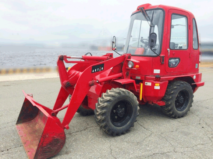 Máy xúc lật 04, máy xúc gật gù mitsubishi WS210, máy xúc nhỏ