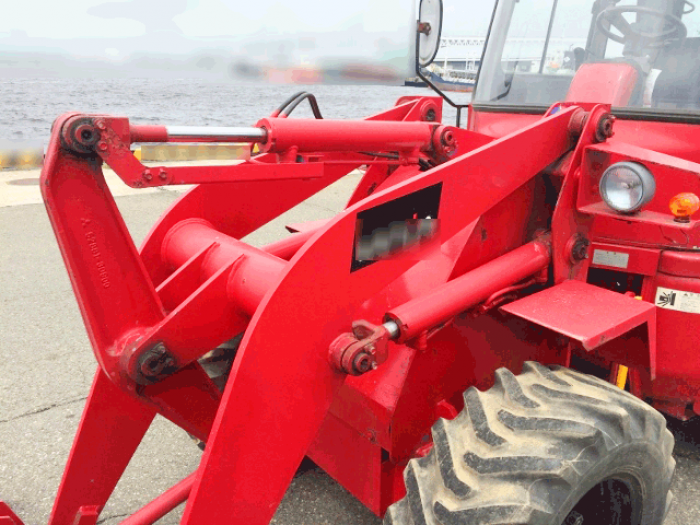 Máy xúc lật 04, máy xúc gật gù mitsubishi WS210, máy xúc nhỏ