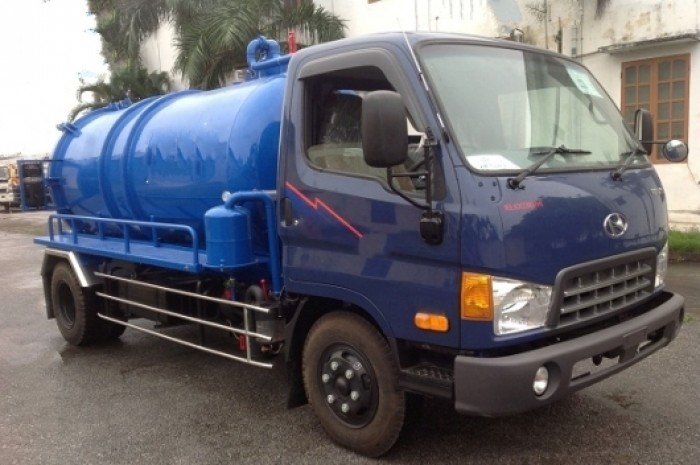 Xe hút chất thải DongFeng nhập khẩu.  dung tích 6 khối