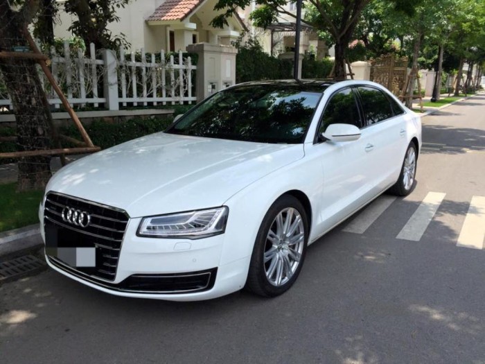 Bán Audi A8 , Động cơ 4.0 , Sản xuất 2014, đăng ký 2014, màu trắng