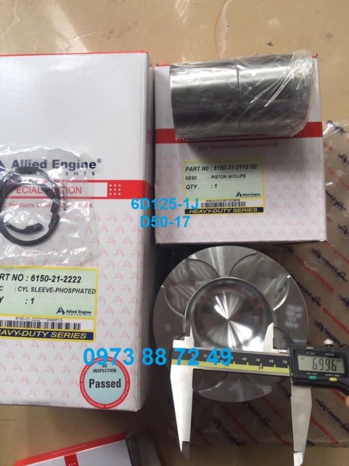 Bộ Hơi Clk S6d125, Pc400-6, Pc450-6, Pc400-3, Pc400-5, Pc300-3, D65-12.