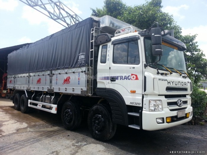 Bán xe tải Hyundai HD320-19Tấn Thùng mui bạt - 9,6M 1,8tỷ