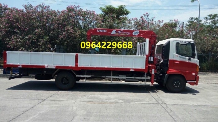 Xe HINO FC9 Gắn Cẩu 3 Tấn 3 Đốt