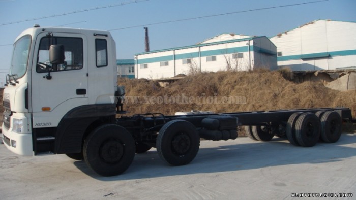 Giá xe tải Hyundai HD320-19Tấn Thùng mui bạt dài 9,6M nhập khẩu 2016