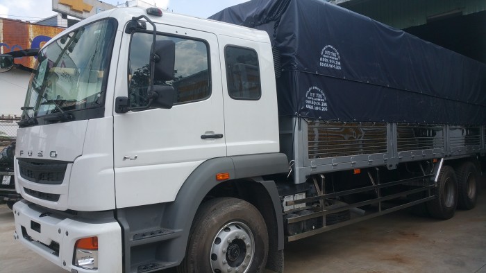 Bán xe tải Fuso FJ 24 tấn (tải trọng 15 tấn) giá tốt, hỗ trợ phí trước bạ, có xe giao ngay