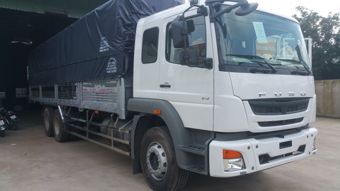 Bán xe tải Fuso FJ 24 tấn (tải trọng 15 tấn) giá tốt, hỗ trợ phí trước bạ, có xe giao ngay