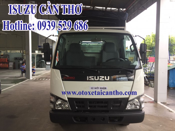 Isuzu QKR55H tải 2.2 tấn thùng mui bạt cần thơ-  isuzu 2,2T