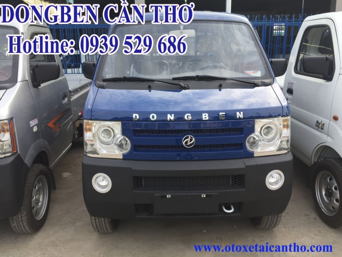 Xe tải Dongben 2017 thùng kín - dongben 870kg thùng lửng - xe tải dongben cần thơ