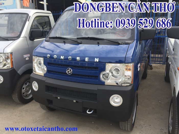 Xe tải Dongben 2017 thùng kín - dongben 870kg thùng lửng - xe tải dongben cần thơ