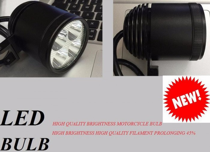Đèn Pha Led L4 Real L1 Trợ Sáng Cho Xe Máy