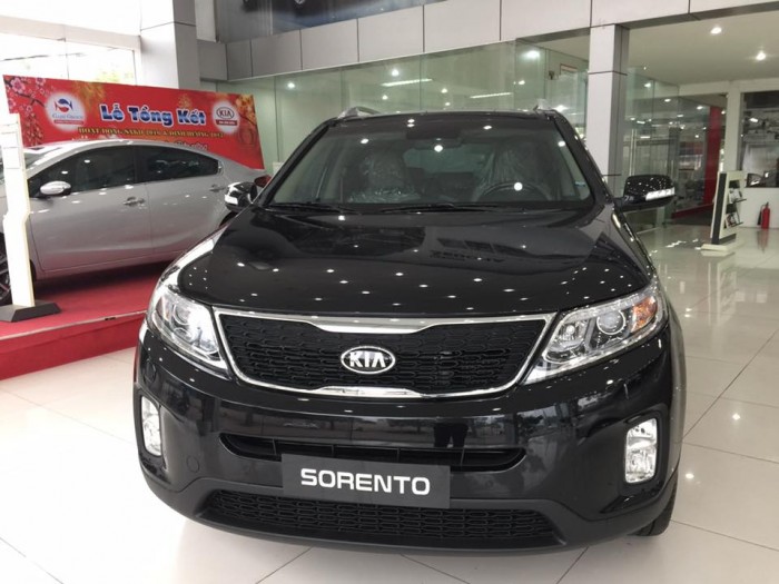 Khuyến mãi mua xe Kia Sorento 2017 số tự động, màu đen