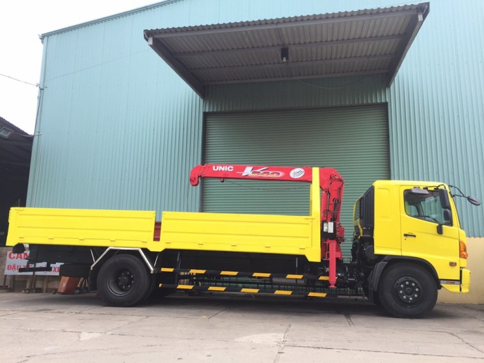Xe Tải HINO FG gắn cần cẩu UNIC 340 - xe có sẵn