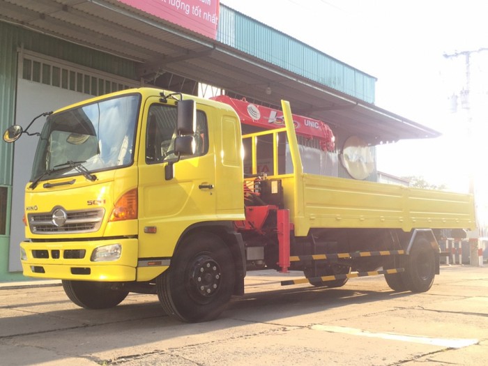 Xe Tải HINO FG gắn cần cẩu UNIC 340 - xe có sẵn
