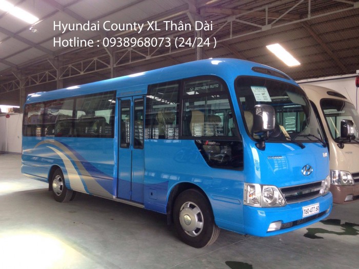 Giá xe 29 chỗ rẻ nhất - Mua xe khách 29 chỗ giá rẻ nhất tp - Xe Hyundai county 29 chỗ giá rẻ