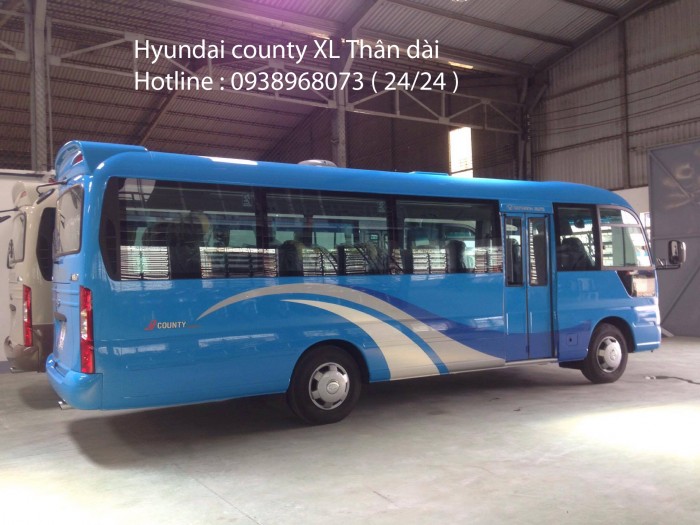 Giá xe 29 chỗ rẻ nhất - Mua xe khách 29 chỗ giá rẻ nhất tp - Xe Hyundai county 29 chỗ giá rẻ