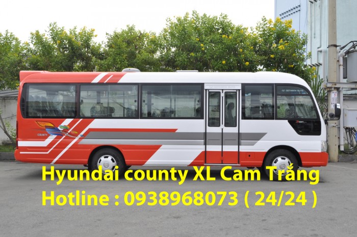 Xe khách 29 chỗ giá rẻ - Xe Hyundai County 29 chỗ - Giá xe Hyundai County 29 chỗ