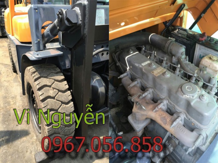 Xe nâng dầu đã qua sử dụng hiệu tcm