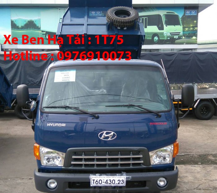 Ben Hyundai HD65 1,75 tấn vào tp - Giá ben HD65 vào thành phố giá rẻ nhất - Ben HD65 1,75 tấn rẻ nhất tp - Mua xe ben 1,75 tấn HD65 giá rẻ