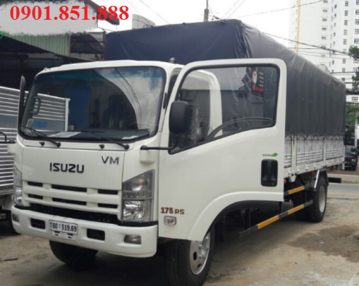 Xe tải Isuzu Vĩnh Phát tải trọng 8.2 tấn thùng dài 7.1 mét