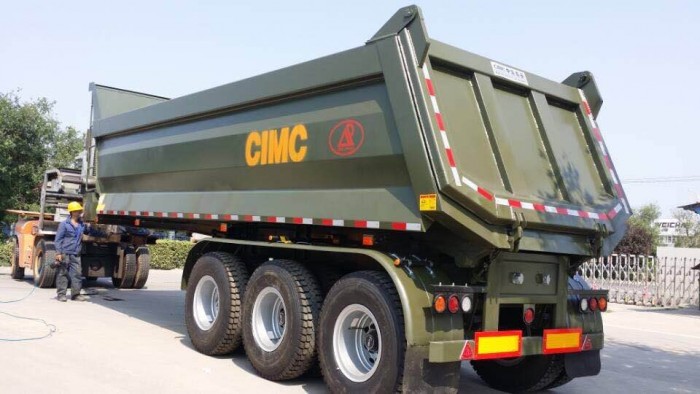 Sơ Mi Rơ Mooc Ben Tư Đổ CIMC 24 khối 28 tấn(Mới 2017)