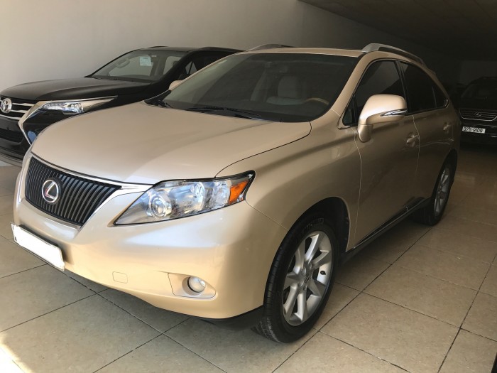 Bán Lexus RX350 model 2010 xe nhập Mỹ siêu đẹp màu vàng nội thất kem