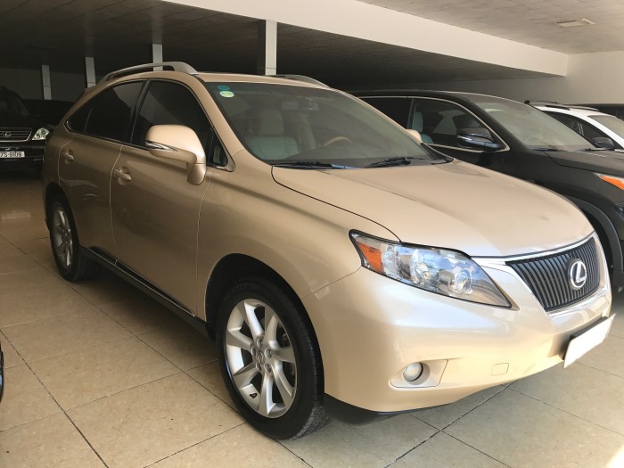 Bán Lexus RX350 model 2010 xe nhập Mỹ siêu đẹp màu vàng nội thất kem