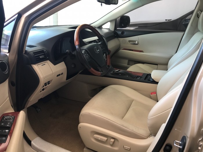 Bán Lexus RX350 model 2010 xe nhập Mỹ siêu đẹp màu vàng nội thất kem