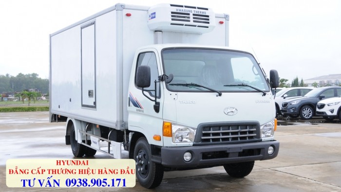Xe tải đông lạnh 6 tấn / xe tải động lạnh Hyundai HD650 xe đời mới 2017. Bảo hành 2 năm toàn quốc. Giá xin gọi 0938905171