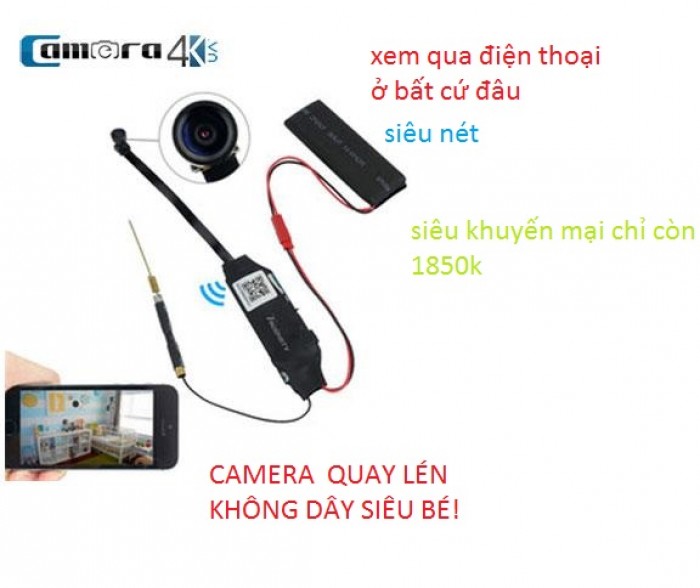 camera quay lén từ xa qua điện thoại