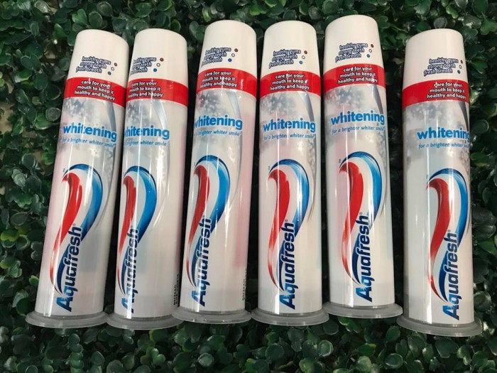 Kem đáng răng ống 100ml có 2 loại Aquafresh và Colgate Mới 100, giá
