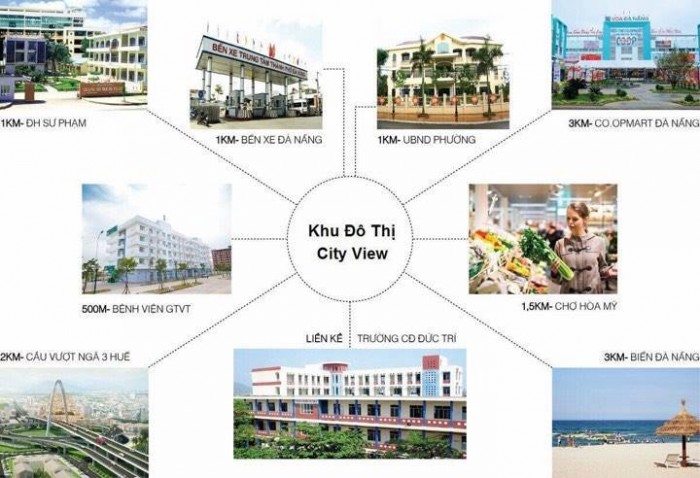 Siêu Dự Án City View Đà Nẵng Chỉ 720Tr/Nền Liên Chiểu - Đà Nẵng