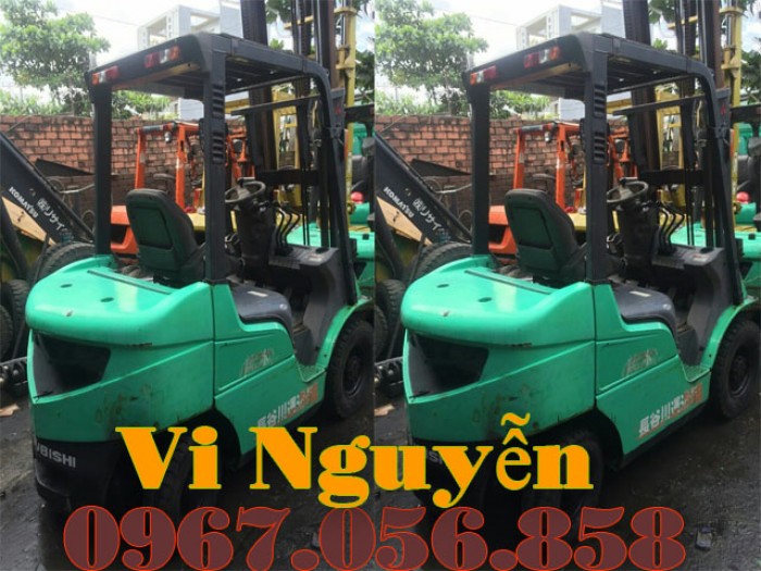 Xe nâng dầu mitsubishi tải trọng 2.5 tấn cao 3500mm