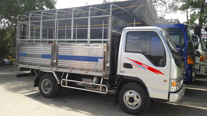 Xe tải jac 2t4 vào thành phố 2017