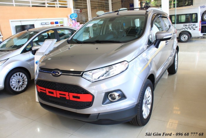 Khuyến mãi mua xe Ford Ecosport Titanium Black 2019, số tự động, vay trả góp chỉ 150 triệu, giao xe trong 30 ngày.