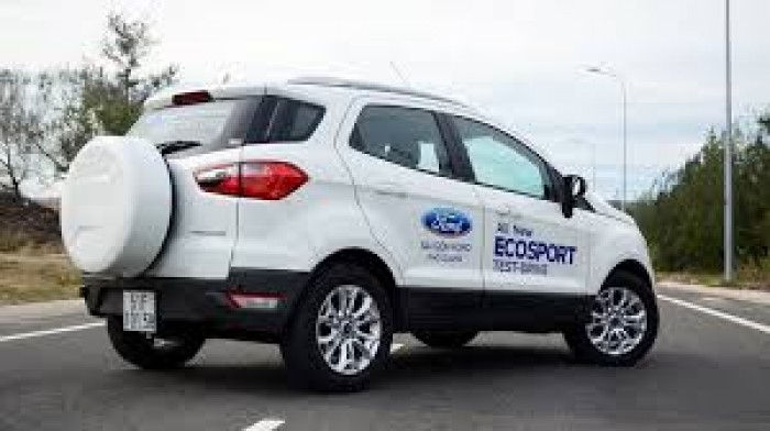 Bán xe Ford Eco Sport Titanium 1.6 số tư động lăn bánh 05/2017