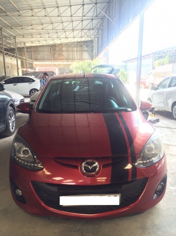 Bán Mazda 2 S hatchback số tự động, đời 2015, màu đỏ, giá 475tr bao test