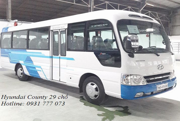 Xe khách 29 chỗ - Giao xe trong vòng 5 ngày - Hỗ trợ giao xe nhanh.