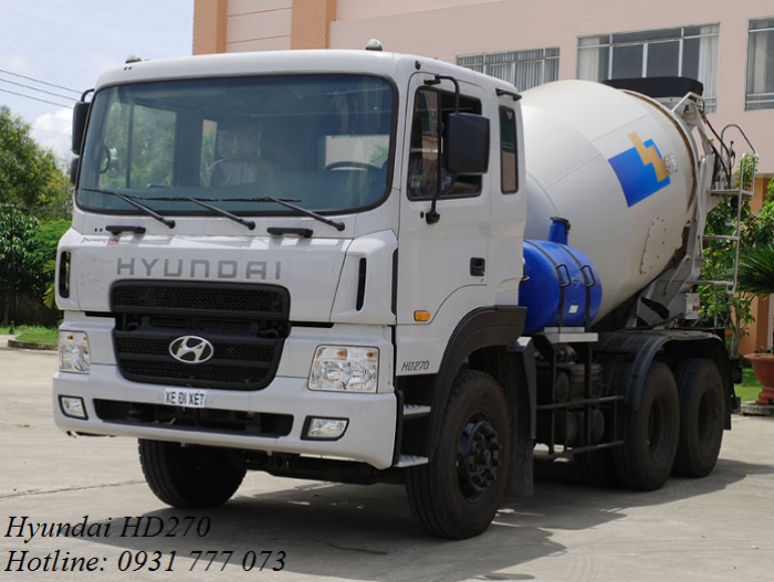Xe bồn trộn bê tông Hyundai 15 tấn HD270 7m3 - Hyundai Đô Thành