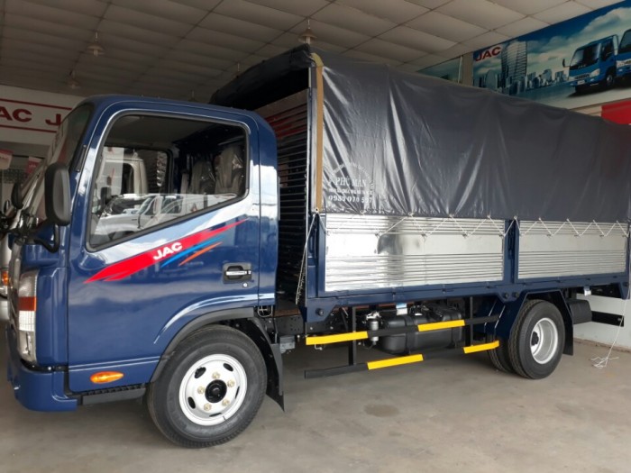 Đại lý 3s JAC 3.45 tấn, cabin vuông CN Isuzu, hỗ trợ trả góp