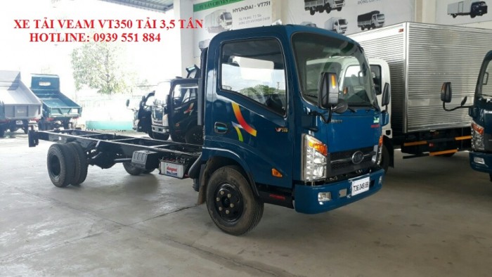 Xe tải veam vt350 tải 3,5 tấn đời 2015 giá khuyến mãi