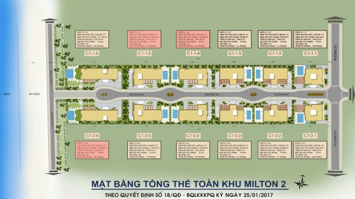 Dự án Milton 2 Bãi Trường - đất nền nghỉ dưỡng mở bán “1 lần duy nhất” giá chỉ từ 11 triệu/m2.