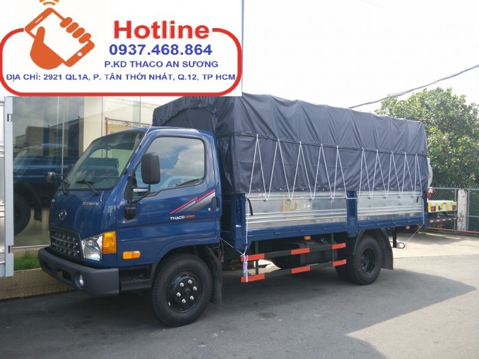 Giá bán Thaco Hyundai HD500 đời 2017 (Tải trọng 5T) Hyundai HD65