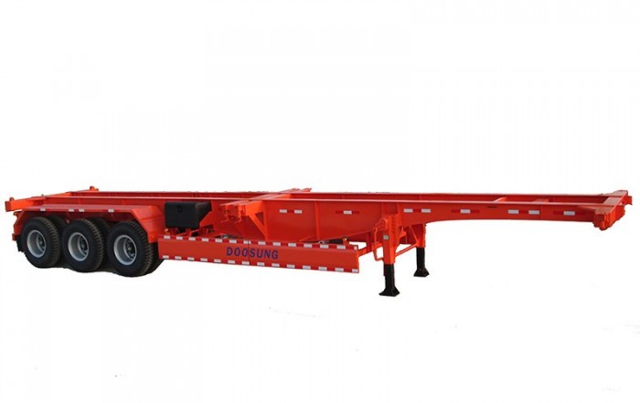 Bán Rơ Mooc Xương 3 trục tải trọng cao nhất chở container