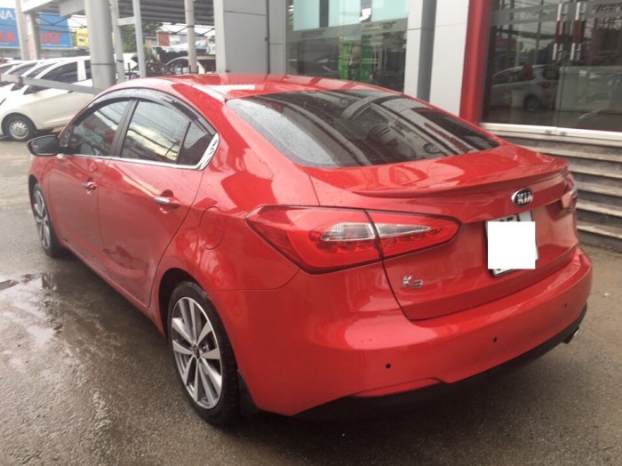 Bán Kia K3 1.6AT số tự động, màu đỏ, đời 2014, 532tr, gia đình giữ kỹ, xe đẹp, bao test