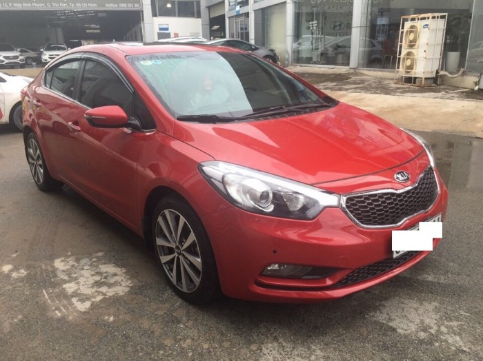 Bán Kia K3 1.6AT số tự động, màu đỏ, đời 2014, 532tr, gia đình giữ kỹ, xe đẹp, bao test
