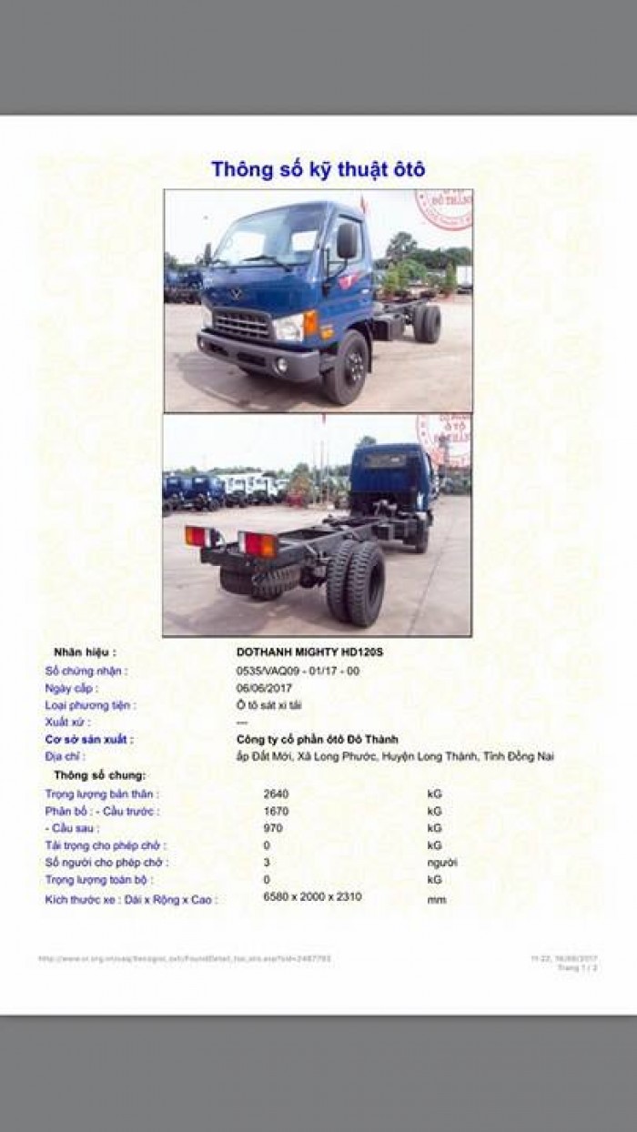 Xe Hyundai HD120s 8 tấn - Xe HD120s 8 tấn Hyundai đô thành - Giá xe 8 tấn đô thành HD120s